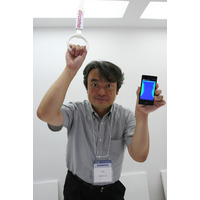 【CEATEC 2012 Vol.30】目の動きで端末を操作する「ibeam」など注目の先端技術を展示……NTTドコモ（その1） 画像