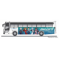 ヱヴァンゲリヲンラッピングバス　10月22日運行開始 画像