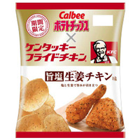 【トレンド】KFCの限定チキンがポテトチップスに……カルビーとコラボ 画像