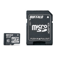 バッファロー、スマホに適した高速SDスピードクラス「Class10」のmicroSDHC 画像