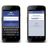 Android版「Facebookメッセンジャー」アプリ、アカウントなしでも利用可能に 画像