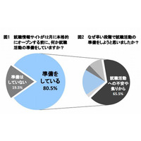 2014年卒の8割が12月以前に就活準備…二極化が鮮明に 画像