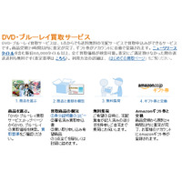 Amazon.co.jp、中古DVD／Blu-rayの買取サービスを開始 画像