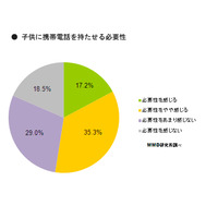 子どもに携帯持たせたい親が過半数超え……ジュニアスマホの認知度は約28％ 画像