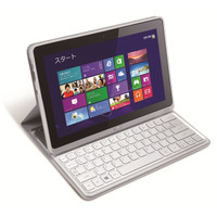 日本エイサー、スペックアップしたWindows 8搭載フルHD対応タブレット「ICONIA W700D」 画像
