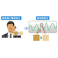 富士通、スマホ／PCのカメラで脈拍を計測する技術を開発……顔を撮影し最短5秒 画像