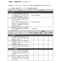 IPA、「組織における内部不正防止ガイドライン」を公開……チェックシートやQ&Aも網羅 画像