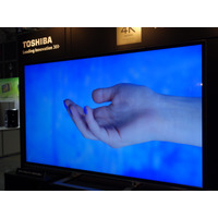 【ファインテックジャパン】東芝、84インチの4Kレグザを参考展示……夏の商戦期に発売予定 画像