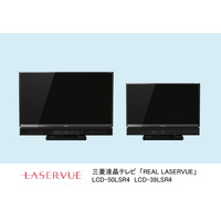 三菱電機、Blu-rayレコーダ内蔵液晶テレビ「REAL LASERVUE」新モデル……赤色に加え青色/緑色用LEDを新搭載 画像