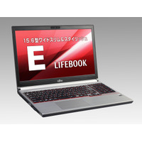 富士通、ビジネスノートPC「LIFEBOOK E」シリーズ……15.6型・14型・13.3型の3サイズ 画像