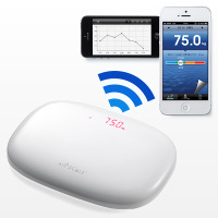 Bluetooth対応、iPhoneで体重管理ができるアプリ連動型体重計……直販価格7,980円 画像