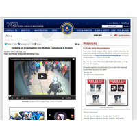 【動画】FBI、ボストン爆発事件容疑者の映像をサイトに公開 画像