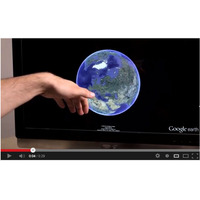 Google Earth、宙に浮かせた手で操作可能に！……Leap Motionに対応 画像