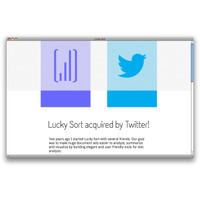 Twitter、ビッグデータ分析のLucky Sortを買収 画像