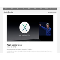 アップル、Mac OS 10.9「Mavericks」を発表！……WWDC 2013 画像