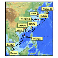 NEC、光海底ケーブルシステム「APCN2」を増設へ……毎秒100ギガビットの光海底ケーブル装置を納入 画像