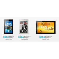 Kobo社、NVIDIA Tegra搭載の「Kobo Arc 10HD」など新4機種を発表 画像