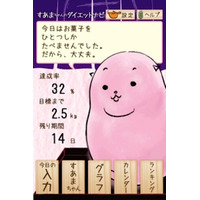 2014年はゆるキャラダイエット？ 「すあまちゃん」がついてるよ！ 画像