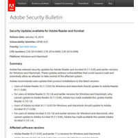 Adobe ReaderとAcrobatのセキュリティアップデートを公開 画像