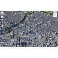 グーグル、新しい3Dマップを公開……東京・神奈川・千葉・宮城 画像