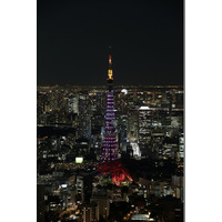 東京タワーと京都タワーが合格祈願のライトアップ　大学キャラも応援 画像