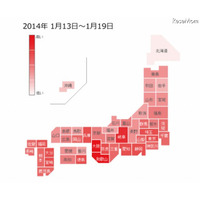 キーワードは？…検索数からインフルエンザ流行を予測 画像