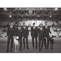 トラサルディがユベントスの公式スーツをデザイン　伊サッカーチーム 画像