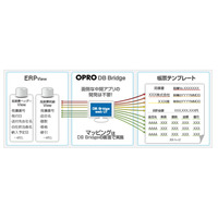 日本オプロ、中間アプリの開発が不要なERP連携ソリューション「OPRO DB Bridge」発表 画像