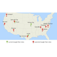 全米34都市で1Gbpsネットの導入を検討……Google Fiber 画像