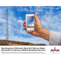 【MWC 2014 Vol.54】ブロードコム、業界初のスマホ向け5G WiFi 2x2 MIMOチップ発表 画像