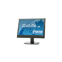 iiyama、A4実寸サイズを左右に並べて表示可能！　縦長にもなる24型ワイド液晶ディスプレイ 画像