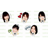 LINEとAKB48がコラボ開始……次回の総選挙選抜メンバーがスタンプに 画像