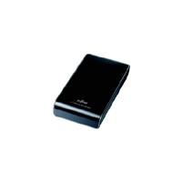 富士通、300GBの2.5型ポータブルHDD——スタイリッシュデザインで、静音性や省電力を実現 画像