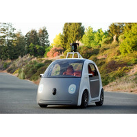 ハンドル、アクセルペダルもなし！Googleが全自動運転自動車のプロトタイプ 画像
