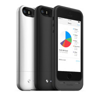 iPhone 5s/5向けストレージ内蔵バッテリーケース「mophie space pack」……16GBと32GBを用意 画像