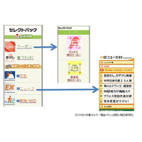 KDDI、月額300円で6種類の定番サービス使い放題の「セレクトパック」開始 画像