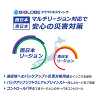 BIGLOBEクラウドホスティング、西日本リージョンを開設 画像