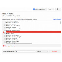 グーグル、新しいrobots.txtテスターを発表 画像