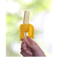 バナナのように皮をむいて食べるアイス「バンナナ」、エリア拡大販売 画像