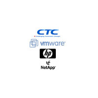 CTC、VMwareとHPのブレードサーバ、ネットアップの統合ストレージを組み合わせた仮想化統合インフラ 画像