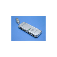 499円のUSB2.0対応4ポートハブ——エバーグリーン 画像