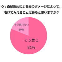 9割の女性が「傷みの原因」と認識!?　“白髪染め”の悩み 画像