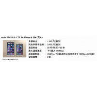 ピーシーデポ、LTE・音声通話対応・月額1,990円のiPhone 6用SIMカード発売 画像