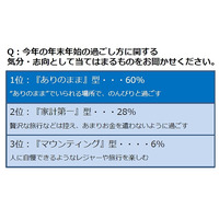 3人に1人がパートナーに苛立ち……2014-15年「年末年始過ごし方」調査 画像