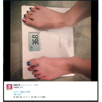 板野友美、体重「36キロ」公表に、ファン驚愕「体調大丈夫??」 画像