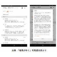 Kindle、電子書籍内のキーワードを1ボタンで分類できる新機能「X-Ray」 画像