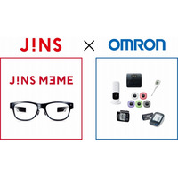 JINSとオムロンヘルスケア、ウェアラブル端末×ヘルスケア分野で共同開発 画像