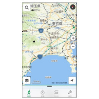 高低差地図が全国エリア対応に……ナビタイムのiOS向けウォーキングアプリ 画像