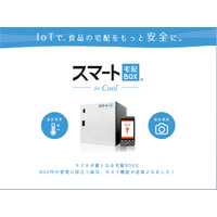 保冷やカメラ機能を備えた「スマート宅配BOX for cool」が登場 画像