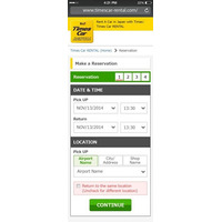 タイムズ、訪日外国人客向けレンタカーサイトをスマホ用に最適化 画像